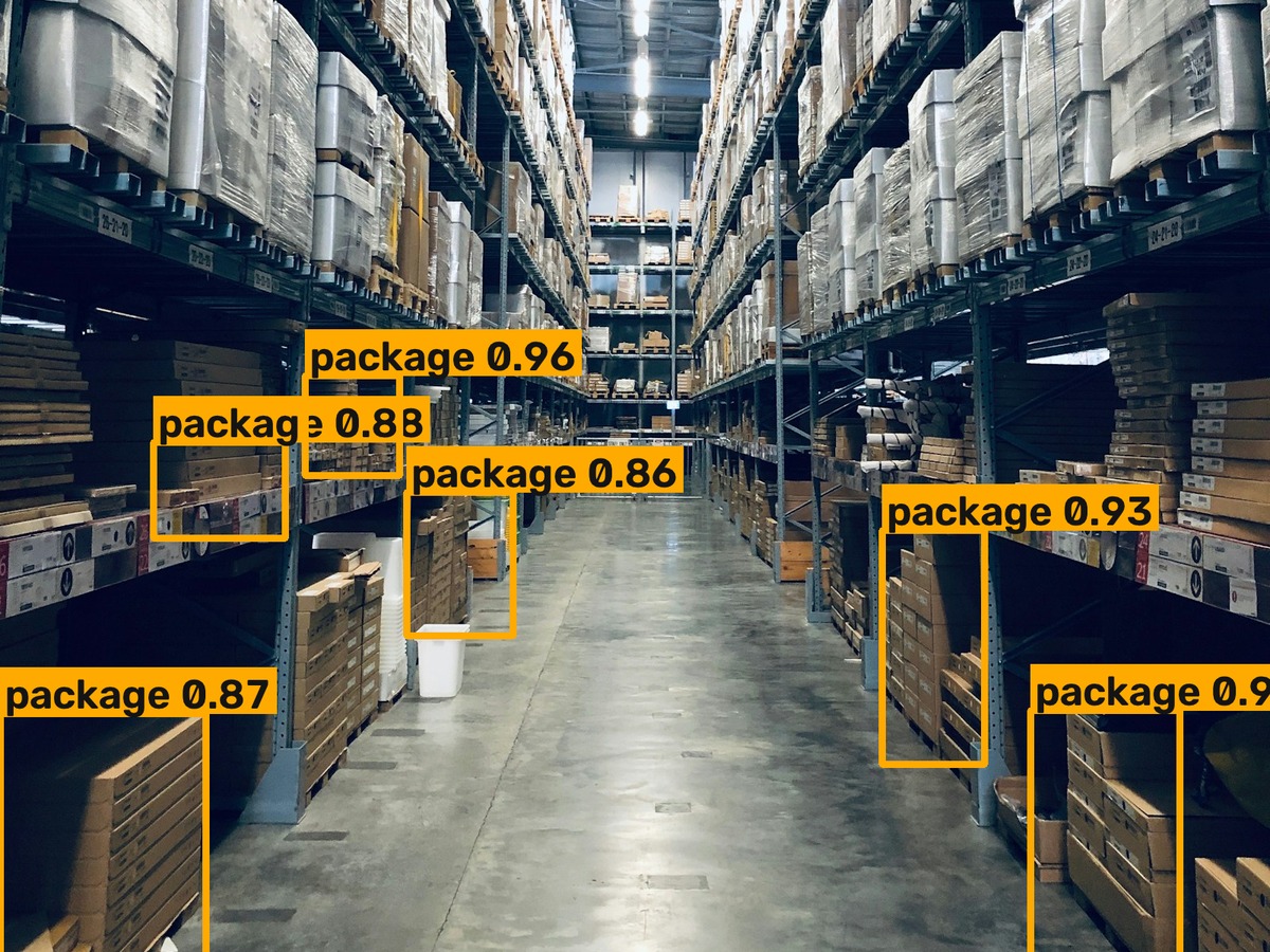 Person / package recognition models